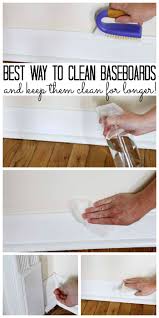 best way to clean baseboards and keep