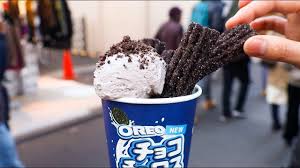 Japanese Street Food - Pearl Milk Tea Bubble tea, OREO ICE CREAM Churros Tokyo Japan Dessert - YouTube