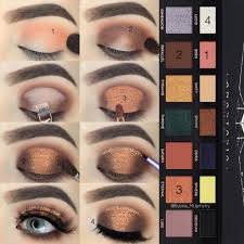 makeup tutorial copper eyeshadow look