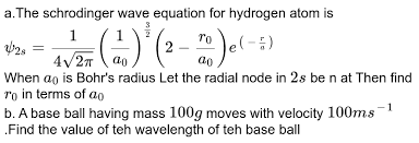 a the schrodinger wave equation for