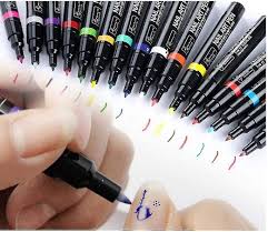 hvxjxk 16pcs nail art pen painting kit