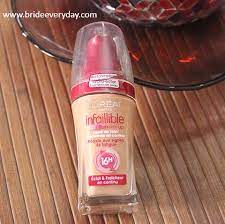 loreal paris infaillible makeup lasting