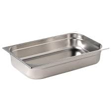 Vogue Stainless Steel 1 1 Gastronorm Pan 65mm