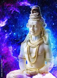 3d wallpaper lord shiv with clouds