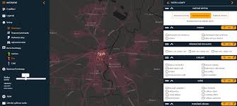 Mapová aplikace Bezpečnost dopravy v Plzni - Mapový portál města Plzně