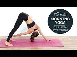 morning yoga quick full body flow