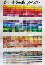 Pigment And Fiber Daniel Smith 240 Color Chart