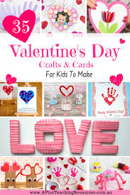 They always just love it and we always go overboard with all the hearts! 35 Valentines Day Activities For Kids Cards Craft Printables