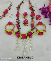 flower jewellery for haldi