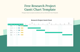 free research gantt charts template