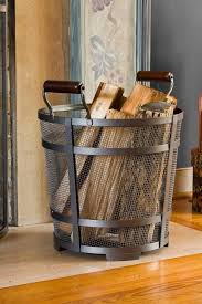 Round Basket For Logs Or Storage