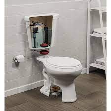 single flush round toilet