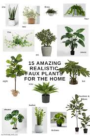 15 realistic faux plants for the home