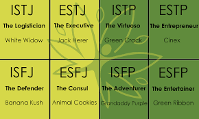 Whats Your Your Myers Briggs Personality Types Best Weed