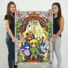 Zelda Block Giant Wall Art Poster