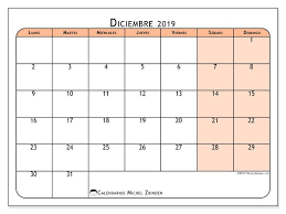 Calendario Diciembre 2019 61ld Calendario Junio