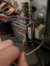 Standard ac with standard air handler heat some ac systems will have a blue wire with a pink stripe in place of the yellow or y wire. Need To Identify Wires Coming From External Ac Unit Home Improvement Stack Exchange