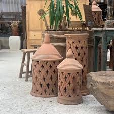Ceramic Lantern Pottery Candle Holder