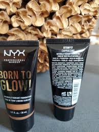 2 nyx professional makeup born to glow