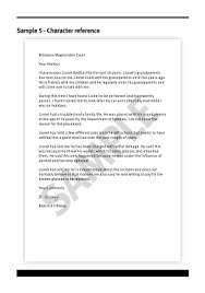 89 character reference letter for a