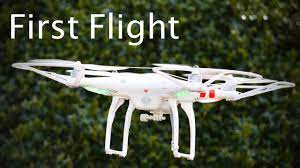 first flight dji phantom 1 drone hd