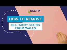 Remove Blu Tack Stains From A Wall