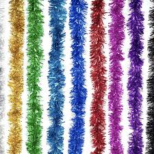 22 creative ways to decorate with tinsel to spruce up your home for the holidays. Thick Luxury Metallic Christmas Tree Tinsel Decoration Various Colours Ebay