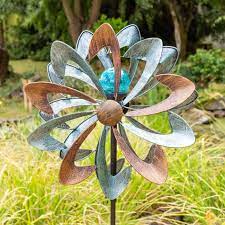 Bluebird Wind Spinner With Solar