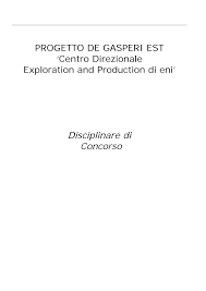 PROGETTO DE GASPERI EST 'Centro Direzionale Exploration and ...