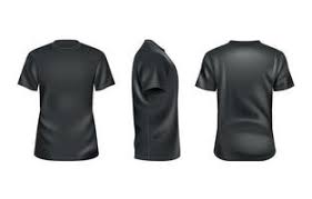 plain black t shirt vector art icons