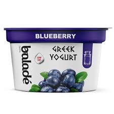 greek yogurt blueberry 180g balade farms