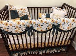 Sunflower Crib Bedding Set On 52