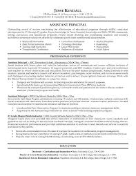 Cover Letter For First Time Assistant Principal Custom