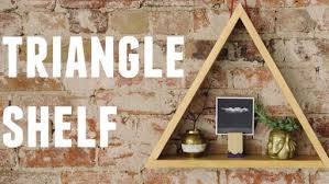 How To Make A Hanging Triangle Shelf