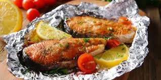 Recetas de salmón al horno con verduras y 🥔!! Como Hacer Salmon Al Horno Salmon Al Horno Cocinar Salmon Como Hacer Salmon