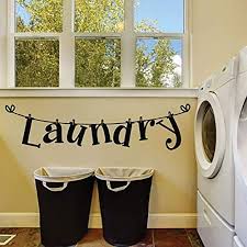 Maybe you would like to learn more about one of these? Amazon Com Qiguch66 Wall Sticker Decorations For Bathroom Laundry Room Fashion Laundry Letters Room Wall Sticker Home Bedroom Decor Removable Decal Tools Home Improvement