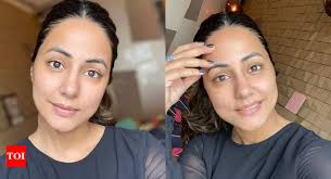 hina khan shares a no makeup no filter