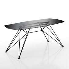 spillo black living room table in metal