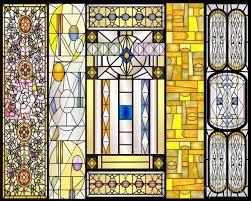 Stained Glass Art Deco Fl Designs