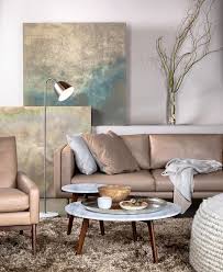 The Belez Sofa In Mink Taupe Looking