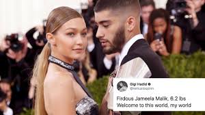 Gigi hadid has finally announced her baby daughter's name about four months after giving birth. Twitter Suggests Names For Gigi And Zayn S Baby Girl And We Can T Stop Laughing Celebrity Images