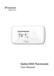 daikin envi thermostat user manual