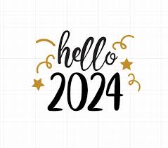 Hello 2024 Svg, New Year 2024 Svg, 2024 Svg, Happy New Year Svg, 2024 Dxf  Png for Silhouette Cricut - Etsy