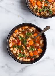 easy white bean tomato soup making