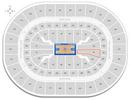 Oklahoma City Thunder Chesapeake Energy Arena Seating Chart