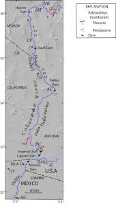 map of the colorado river from mouth of