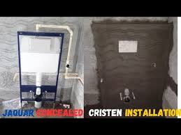 jaquar concealed cistern installation