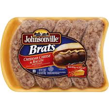 johnsonville brats cheddar cheese and