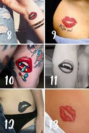 73 flirty lips tattoo designs tattooglee