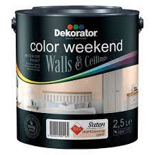 Благодаря за перфектното обслужване, страхотните стоки, добрите цени и навременната доставка! Lateks Color Weekend Saten Teflon Dekorator